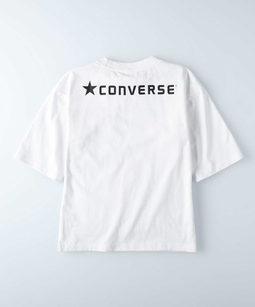 CONVERSE（コンバース）の「【CONVERSE】ビッグポケットTシャツ（Tシャツ/カットソー・キッズ・ホワイト/ブラウン/グリーン/ブラック・105/120/140/130/155）」の7枚目の写真