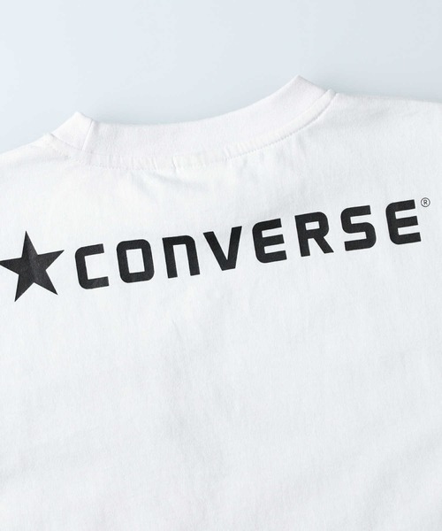 CONVERSE（コンバース）の「【CONVERSE】ビッグポケットTシャツ（Tシャツ/カットソー・キッズ・ホワイト/ブラウン/グリーン/ブラック・105/120/140/130/155）」の8枚目の写真