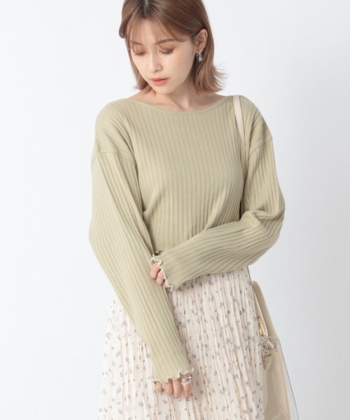 Heather（ヘザー）の「ランダムテレコトップス＆キャミソールＳＥＴ　941495（Tシャツ/カットソー・レディース・ホワイト/ブラック/グリーン系その他・FREE）」の11枚目の写真