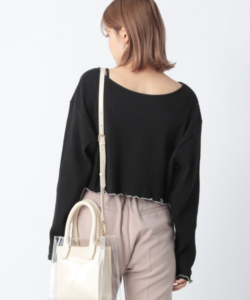 Heather（ヘザー）の「ランダムテレコトップス＆キャミソールＳＥＴ　941495（Tシャツ/カットソー・レディース・ホワイト/ブラック/グリーン系その他・FREE）」の8枚目の写真