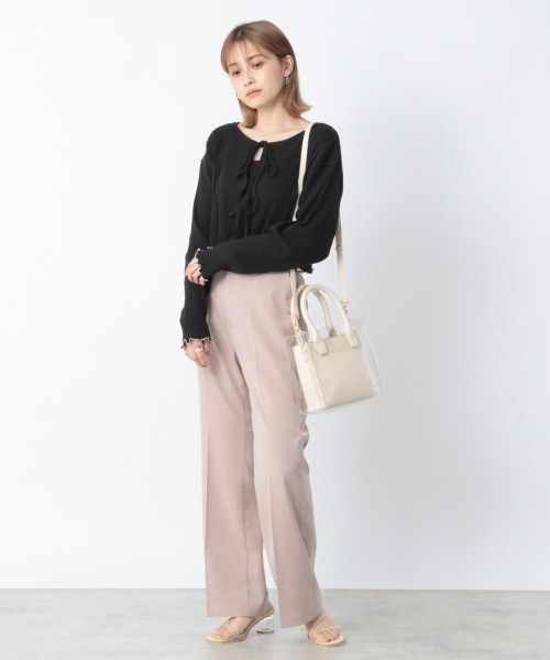 Heather（ヘザー）の「ランダムテレコトップス＆キャミソールＳＥＴ　941495（Tシャツ/カットソー・レディース・ホワイト/ブラック/グリーン系その他・FREE）」の19枚目の写真