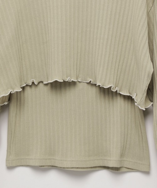 Heather（ヘザー）の「ランダムテレコトップス＆キャミソールＳＥＴ　941495（Tシャツ/カットソー・レディース・ホワイト/ブラック/グリーン系その他・FREE）」の20枚目の写真