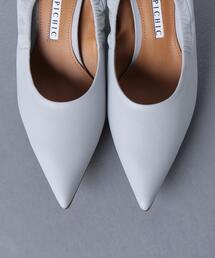 PIPPICHIC 36 1/2 ギャザーフラットパンプス PIPPICHIC FLAT 5 36 1/2 ホワイトパイソン PIPPICHIC FLAT 5 36