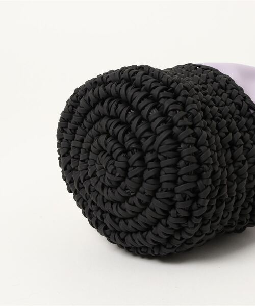 Laugoa(ラウゴア)の「VLA ショルダー かごバッグ(かごバッグ・レディース・ブラック/パープル/シルバー/アイボリー・9)」の9枚目の写真