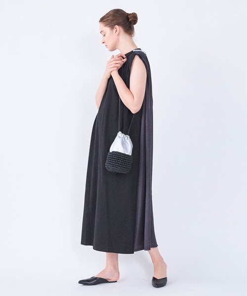 Laugoa(ラウゴア)の「VLA ショルダー かごバッグ(かごバッグ・レディース・ブラック/パープル/シルバー/アイボリー・9)」の16枚目の写真