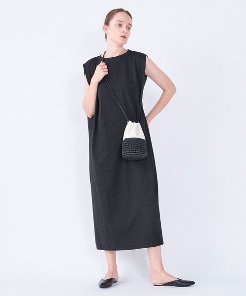 Laugoa(ラウゴア)の「VLA ショルダー かごバッグ(かごバッグ・レディース・ブラック/パープル/シルバー/アイボリー・9)」の10枚目の写真