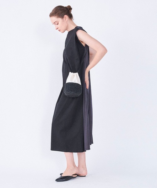 Laugoa(ラウゴア)の「VLA ショルダー かごバッグ(かごバッグ・レディース・ブラック/パープル/シルバー/アイボリー・9)」の11枚目の写真