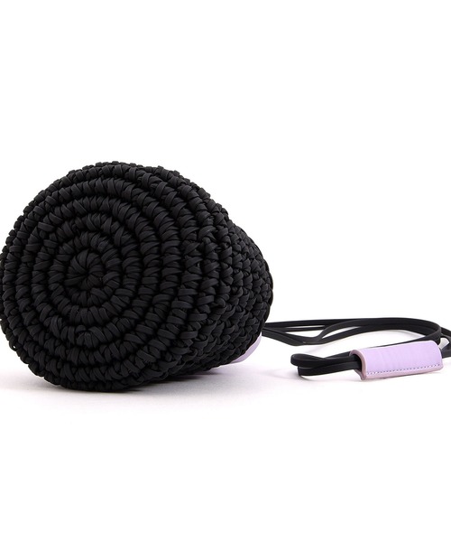 Laugoa(ラウゴア)の「VLA ショルダー かごバッグ(かごバッグ・レディース・ブラック/パープル/シルバー/アイボリー・9)」の21枚目の写真