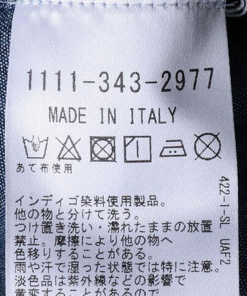 Salvatore Piccolo（サルヴァトーレピッコロ）の「＜Salvatore Piccolo（サルヴァトーレ ピッコロ）＞ シャンブレー ボタンダウン シャツ（シャツ/ブラウス・メンズ・ネイビー・37cm/39cm/41cm/38cm）」の4枚目の写真