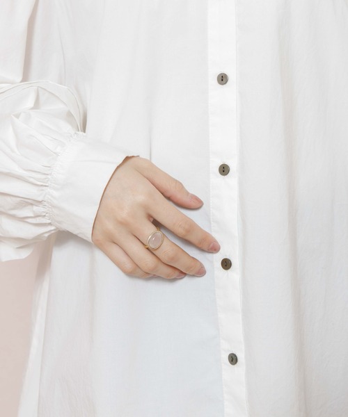 flower（フラワー）の「エアリーリボンチュニック（チュニック・レディース・ホワイト/ブラック・FREE）」の14枚目の写真