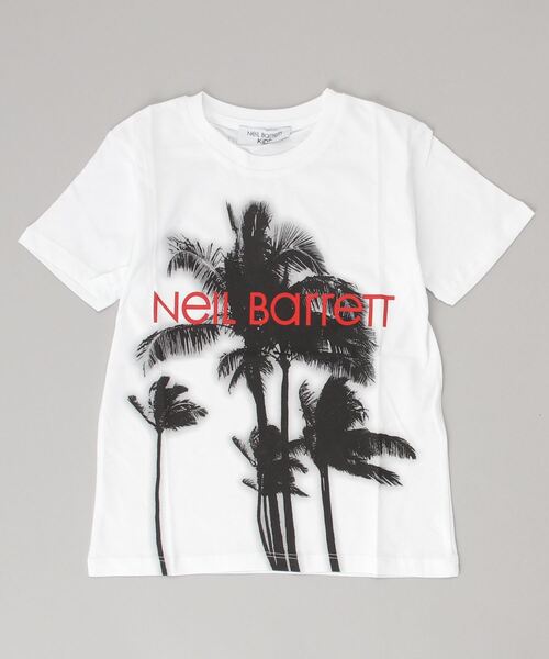 NEIL BARRETT（ニールバレット）の「Neil Barrett（ニール バレット）Tシャツカットソー（Tシャツ/カットソー・キッズ・ホワイト/レッド/ブラック・6YEAR/8YEAR/10YEAR/12YEAR/14Y/4YEAR）」の5枚目の写真