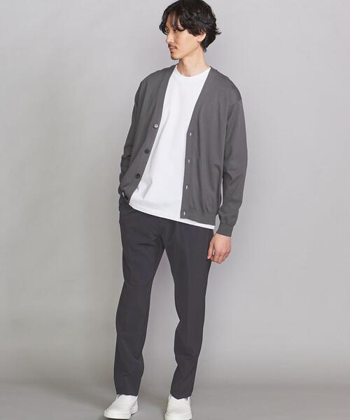 BEAUTY&YOUTH UNITED ARROWS（ビューティーアンドユースユナイテッドアローズ）の「BY ガスコットン Vカーディガン（カーディガン/ボレロ・メンズ・ブラック/ダークグレー・M/L/S/XL）」の10枚目の写真