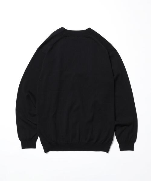 BEAUTY&YOUTH UNITED ARROWS（ビューティーアンドユースユナイテッドアローズ）の「BY ガスコットン Vカーディガン（カーディガン/ボレロ・メンズ・ブラック/ダークグレー・M/L/S/XL）」の18枚目の写真