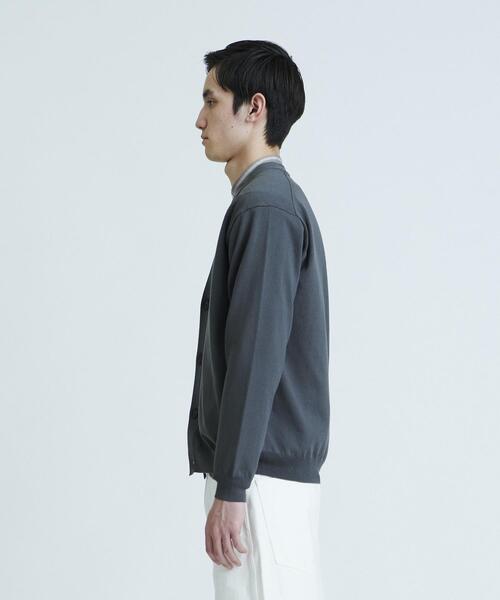 BEAUTY&YOUTH UNITED ARROWS（ビューティーアンドユースユナイテッドアローズ）の「BY ガスコットン Vカーディガン（カーディガン/ボレロ・メンズ・ブラック/ダークグレー・M/L/S/XL）」の12枚目の写真