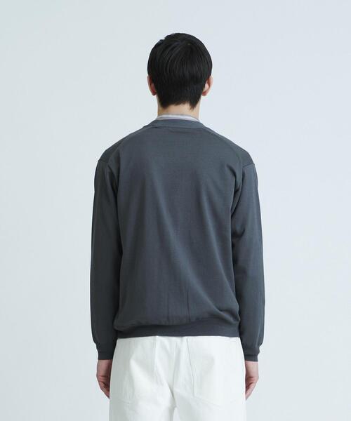 BEAUTY&YOUTH UNITED ARROWS（ビューティーアンドユースユナイテッドアローズ）の「BY ガスコットン Vカーディガン（カーディガン/ボレロ・メンズ・ブラック/ダークグレー・M/L/S/XL）」の13枚目の写真