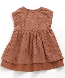 幾何リボンレースワンピース