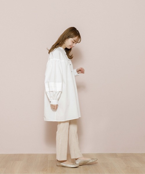 flower（フラワー）の「ギンガムバブルパンツ（その他パンツ・レディース・ベージュ/グリーン/ブラック・FREE）」の8枚目の写真