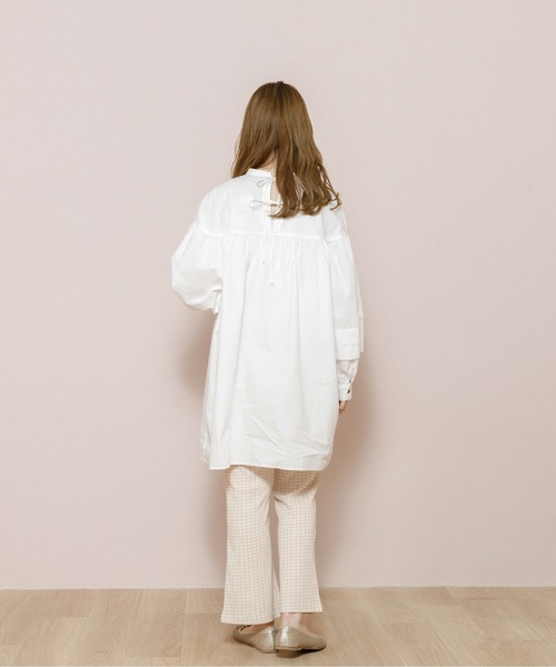 flower（フラワー）の「ギンガムバブルパンツ（その他パンツ・レディース・ベージュ/グリーン/ブラック・FREE）」の9枚目の写真