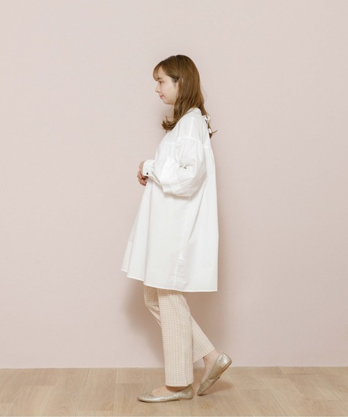 flower（フラワー）の「ギンガムバブルパンツ（その他パンツ・レディース・ベージュ/グリーン/ブラック・FREE）」の14枚目の写真