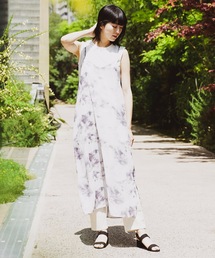 【C-FORT POINT】シアー素材キャミワンピTシャツセット