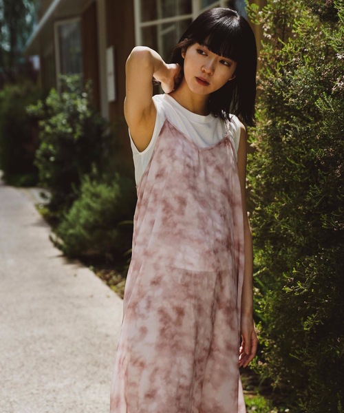 fort point(フォーポイント)の「【C-FORT POINT】シアー素材キャミワンピTシャツセット(ワンピース・レディース・ブラック/ベージュ/グレー/ライトブラウン・MEDIUM/LARGE)」の22枚目の写真