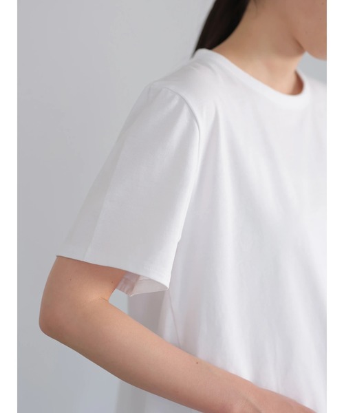 AMERICAN HOLIC（アメリカンホリック）の「異素材切り替え裾フリルカットプルオーバー ＊●（Tシャツ/カットソー・レディース・ブラック/オフホワイト・MEDIUM/LARGE）」の20枚目の写真