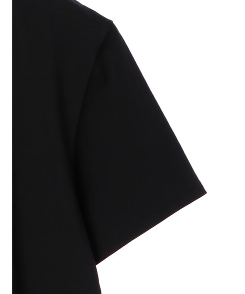 AMERICAN HOLIC（アメリカンホリック）の「異素材切り替え裾フリルカットプルオーバー ＊●（Tシャツ/カットソー・レディース・ブラック/オフホワイト・MEDIUM/LARGE）」の12枚目の写真