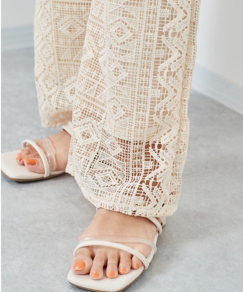 cepo（セポ）の「レースパンツ（その他パンツ・レディース・グレー/オフホワイト・M）」の9枚目の写真