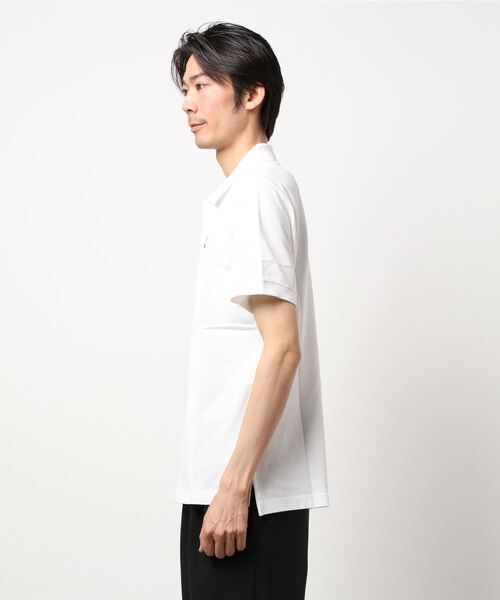 NIKE（ナイキ）の「【NIKE/ナイキ】 CE マッチアップ PQ ポロ（ポロシャツ・メンズ・ブラック/ホワイト・MEDIUM/LARGE）」の3枚目の写真