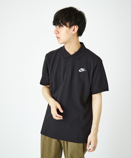 NIKE（ナイキ）の「【NIKE/ナイキ】 CE マッチアップ PQ ポロ（ポロシャツ・メンズ・ブラック/ホワイト・MEDIUM/LARGE）」の8枚目の写真