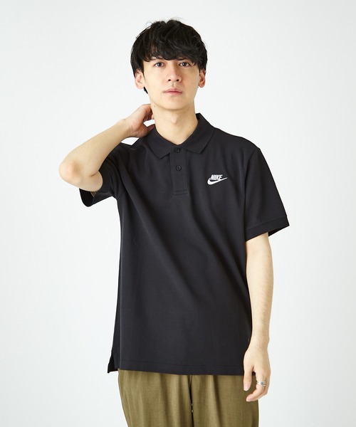 NIKE（ナイキ）の「【NIKE/ナイキ】 CE マッチアップ PQ ポロ（ポロシャツ・メンズ・ブラック/ホワイト・MEDIUM/LARGE）」の9枚目の写真