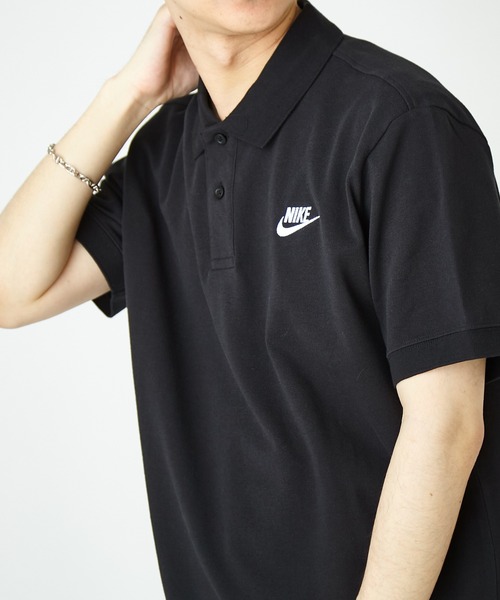 NIKE（ナイキ）の「【NIKE/ナイキ】 CE マッチアップ PQ ポロ（ポロシャツ・メンズ・ブラック/ホワイト・MEDIUM/LARGE）」の11枚目の写真