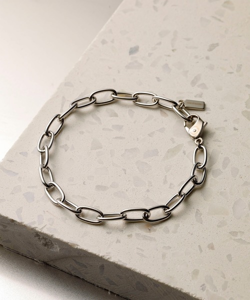 MAIN ATTRACTION（メインアトラクション）の「【MAIN ATTRACTION】Stainless Steel Chain Bracelet（ブレスレット・メンズ・シルバー系その他/シルバー系その他2・FREE）」の2枚目の写真