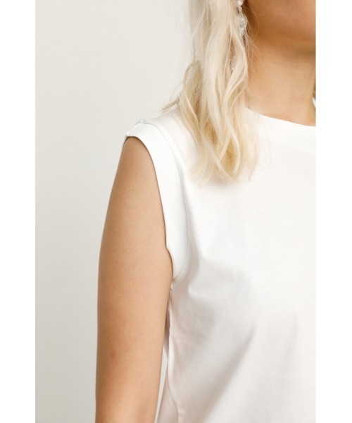 SLY（スライ）の「MERCERIZE BASIC T/T ベーシック Tシャツ（Tシャツ/カットソー・レディース・オフホワイト/パープル/ベージュ/ブラック・FREE）」の22枚目の写真