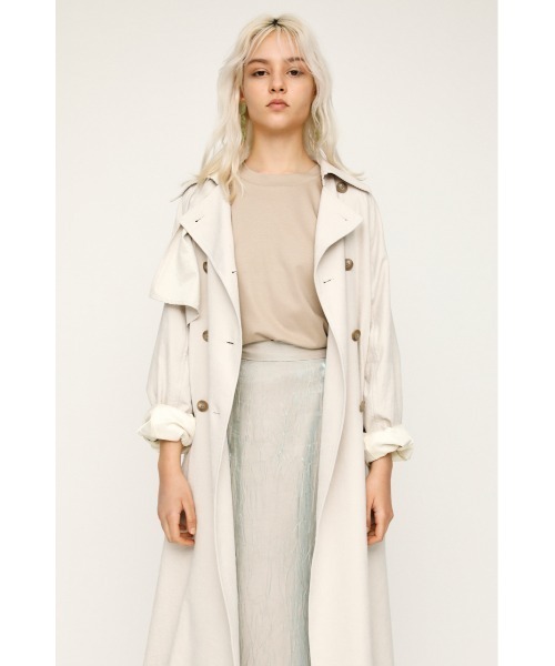 SLY（スライ）の「MERCERIZE BASIC T/T ベーシック Tシャツ（Tシャツ/カットソー・レディース・オフホワイト/パープル/ベージュ/ブラック・FREE）」の6枚目の写真