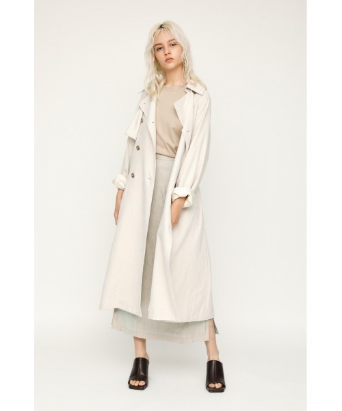 SLY（スライ）の「MERCERIZE BASIC T/T ベーシック Tシャツ（Tシャツ/カットソー・レディース・オフホワイト/パープル/ベージュ/ブラック・FREE）」の13枚目の写真