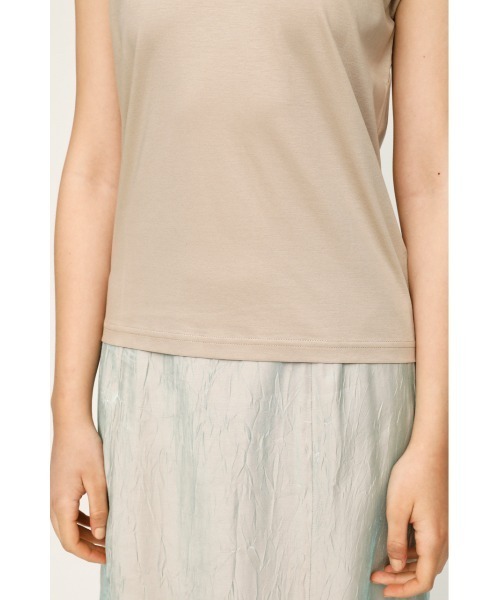 SLY（スライ）の「MERCERIZE BASIC T/T ベーシック Tシャツ（Tシャツ/カットソー・レディース・オフホワイト/パープル/ベージュ/ブラック・FREE）」の21枚目の写真