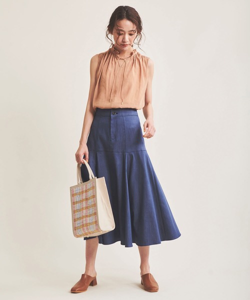 The Virgnia（ザ ヴァージニア）の「シアー楊柳ブラウス（シャツ/ブラウス・レディース・オフホワイト/ブラウン/ライトグリーン・FREE）」の10枚目の写真