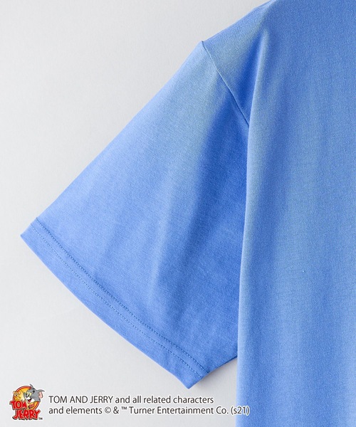 OUTDOOR PRODUCTS（アウトドアプロダクツ）の「【TOM AND JERRY/トムとジェリー】 別注プリントTシャツ（Tシャツ/カットソー・メンズ・ホワイト/ピンク/ベージュ/ホワイト系その他/ブラック/ブルー/ピンク系その他/その他2/その他1/ベージュ系その他・X-LARGE/LARGE/MEDIUM/SMALL）」の21枚目の写真