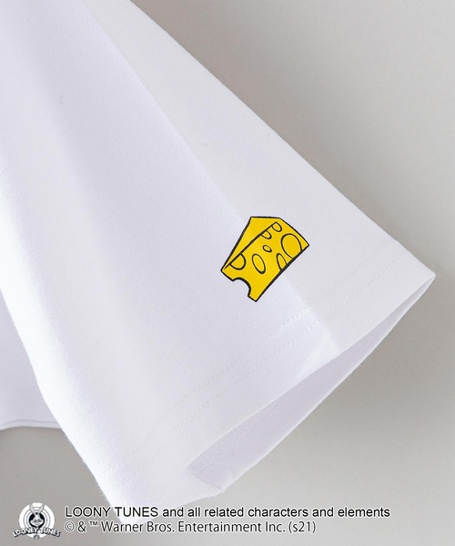 OUTDOOR PRODUCTS（アウトドアプロダクツ）の「【TOM AND JERRY/トムとジェリー】 別注プリントTシャツ（Tシャツ/カットソー・メンズ・ホワイト/ピンク/ベージュ/ホワイト系その他/ブラック/ブルー/ピンク系その他/その他2/その他1/ベージュ系その他・X-LARGE/LARGE/MEDIUM/SMALL）」の17枚目の写真