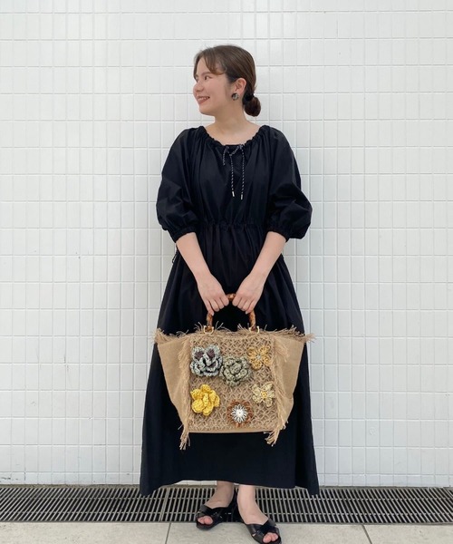 BEARDSLEY(ビアズリー)の「ギャザーワンピース(ワンピース・レディース・ブラック・FREE)」の19枚目の写真