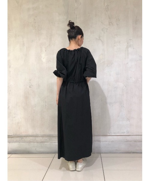 BEARDSLEY(ビアズリー)の「ギャザーワンピース(ワンピース・レディース・ブラック・FREE)」の4枚目の写真