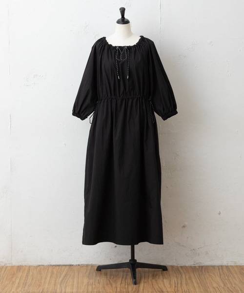 BEARDSLEY(ビアズリー)の「ギャザーワンピース(ワンピース・レディース・ブラック・FREE)」の9枚目の写真