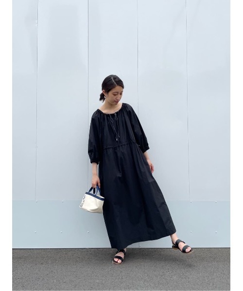 BEARDSLEY(ビアズリー)の「ギャザーワンピース(ワンピース・レディース・ブラック・FREE)」の5枚目の写真