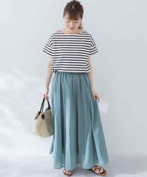 URBAN RESEARCH Sonny Label（アーバンリサーチサニーレーベル）の「ルーズボーダープルオーバー（Tシャツ/カットソー・レディース・ブラック系その他/グレー系その他/ピンク系その他・FREE）」の12枚目の写真