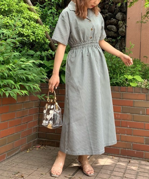 Wego リネンライク開襟シャツワンピース ワンピース Wego ウィゴー のファッション通販 Zozotown