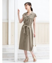 fifth | ミリタリーシャツワンピース(シャツワンピース)