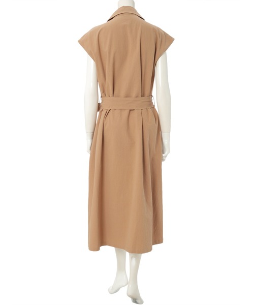 fifth（フィフス）の「ミリタリーシャツワンピース（シャツワンピース・レディース・ベージュ/カーキ・MEDIUM）」の6枚目の写真