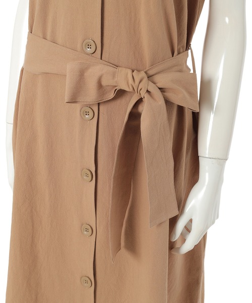 fifth（フィフス）の「ミリタリーシャツワンピース（シャツワンピース・レディース・ベージュ/カーキ・MEDIUM）」の8枚目の写真