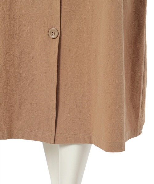 fifth（フィフス）の「ミリタリーシャツワンピース（シャツワンピース・レディース・ベージュ/カーキ・MEDIUM）」の9枚目の写真